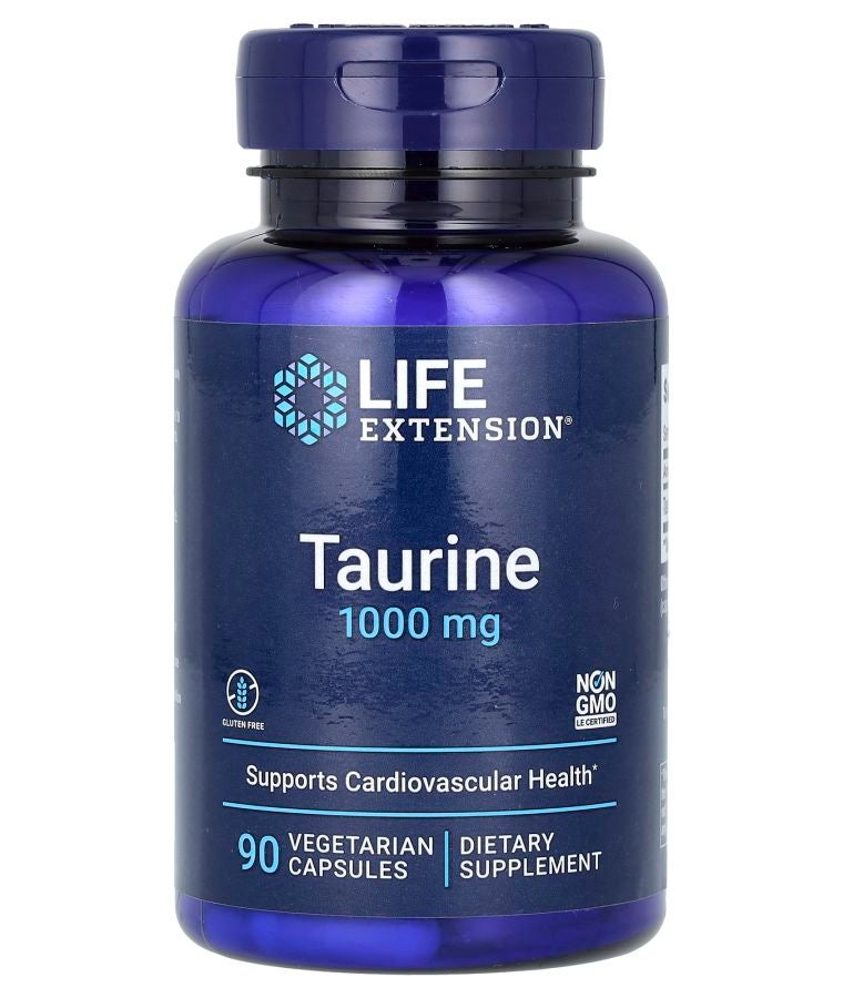 Taurine 1000 mg 90 Vegetarian Capsules