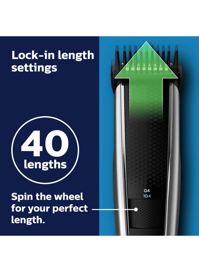 Norelco Philips Norelco Beard Trimmer and Hair Clipper Series 5500, Electric, Cordless, one Pass Beard Trimmer and Hair Clipper with Washable Feature for Easy Clean - No Blade Oil Needed - BT5511/49 - Image 4