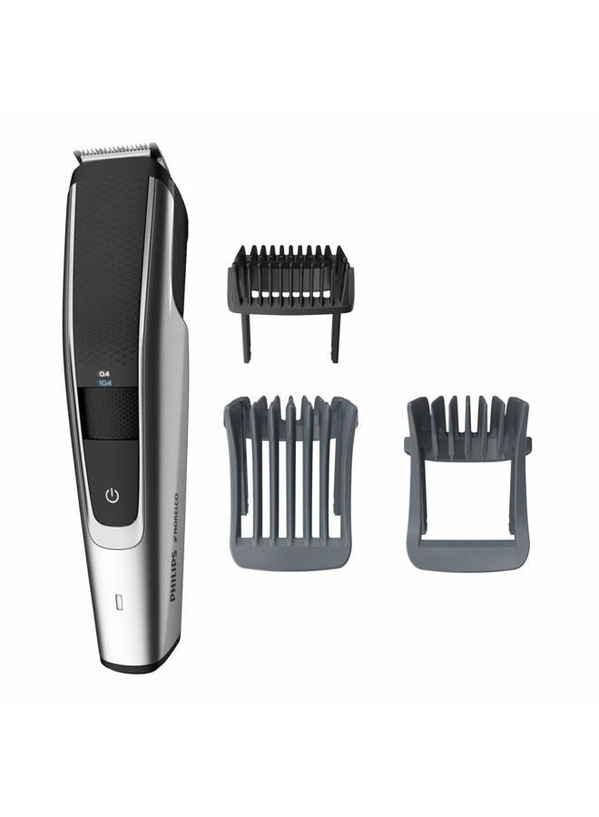 Norelco Philips Norelco Beard Trimmer and Hair Clipper Series 5500, Electric, Cordless, one Pass Beard Trimmer and Hair Clipper with Washable Feature for Easy Clean - No Blade Oil Needed - BT5511/49 - Image 1