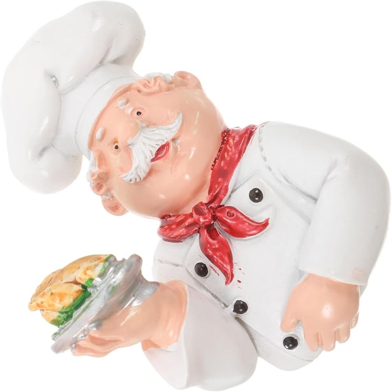 حامل مفاتيح قوي مثبت على الحائط مع خطاف للطاهي لتزيين المطبخ - Image 2