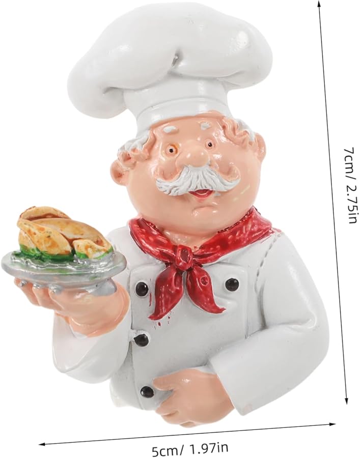 حامل مفاتيح قوي مثبت على الحائط مع خطاف للطاهي لتزيين المطبخ - Image 3