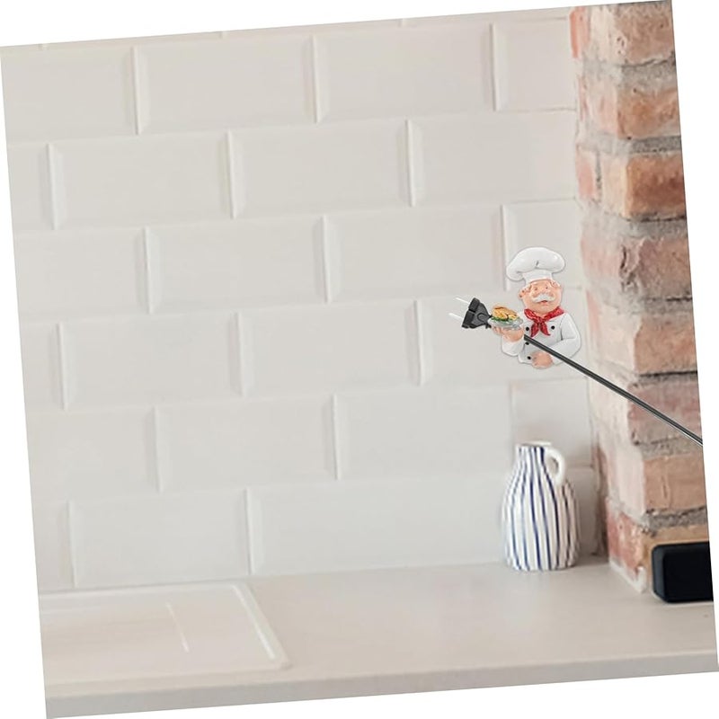 حامل مفاتيح قوي مثبت على الحائط مع خطاف للطاهي لتزيين المطبخ - Image 5