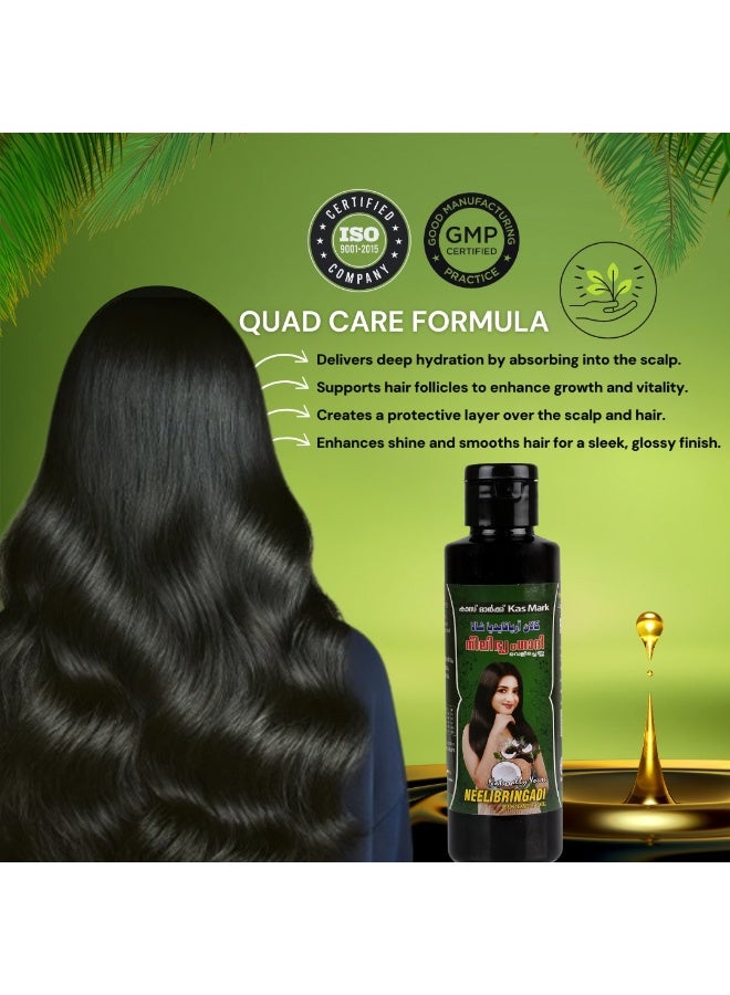KAS Kalan Aryavaidya Sala Neelibringathy Hair Oil 100Ml - Image 4