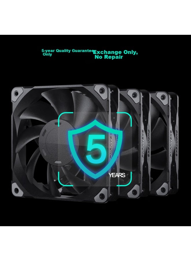 Phanteks M25 Black 14cm Desktop Case Cooling Fan, X3 Pack - Image 5