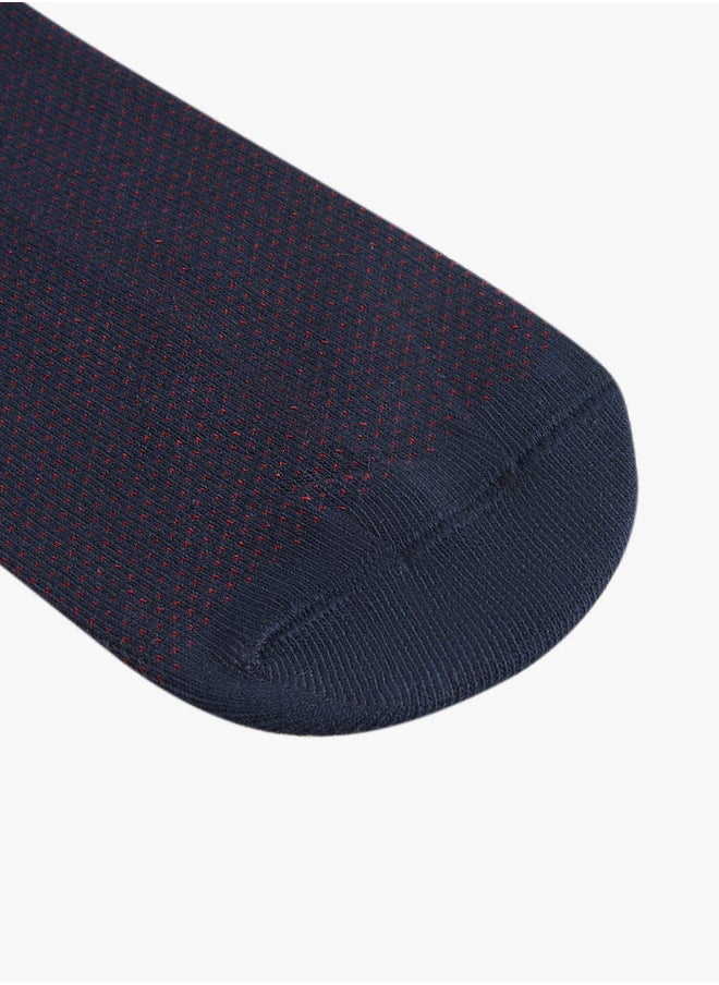 Lee Cooper Logo Detail Ankle Length Socks - Set of 5  - Image 3