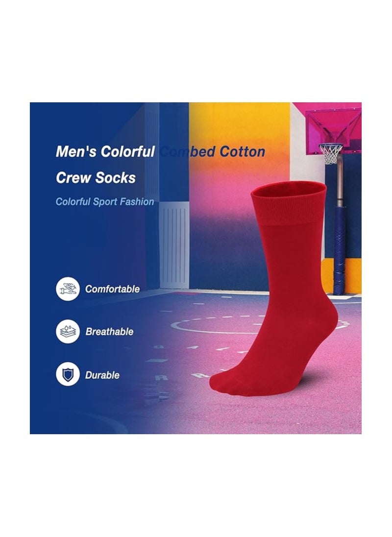 Spall Men's Socks Supreme Comfort Ankle Support Enhanced Performance Crew Socks Premium Athletic Breathable Casual Socks Moisture Wicking Ultimate Softness  - Image 5