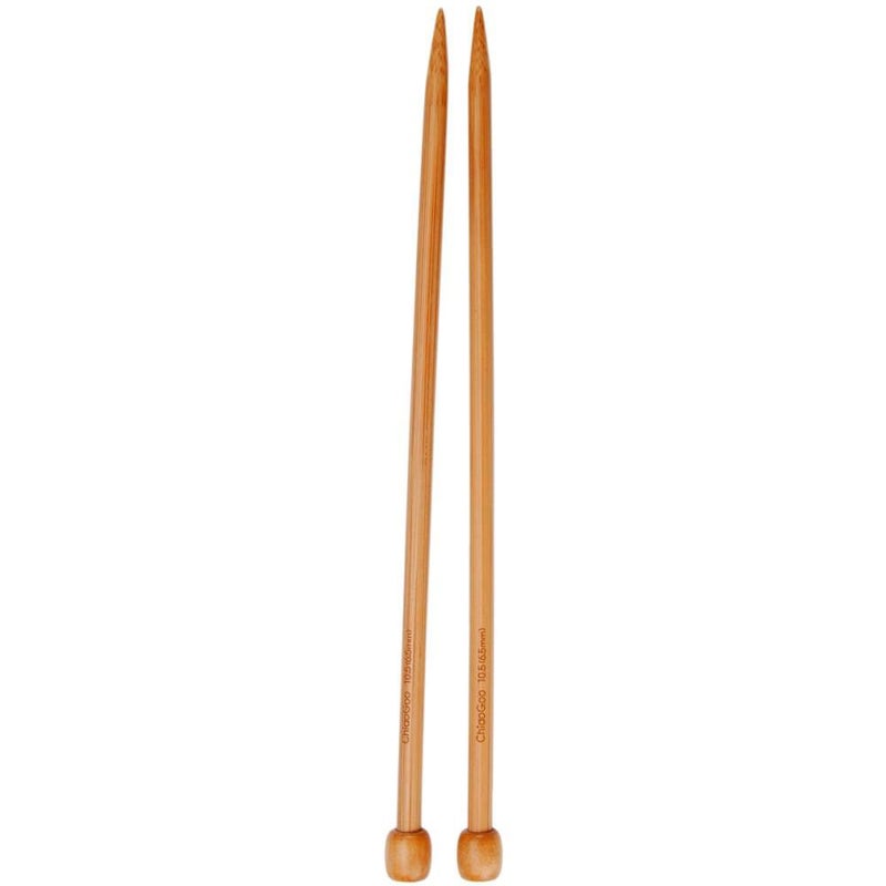 ChiaoGoo Single Point 13 inch (33cm) Wooden Knitting Needle Size US 17 (12.75mm) 1033-17 - Image 2