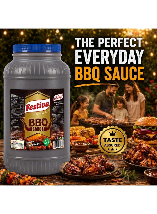 Festiva Barbecue Sauce 3.78L - Smoky BBQ Sauce for Burgers, Sandwiches, Grilled Foods and Snacks - Dip and Cooking Sauce - Image 5
