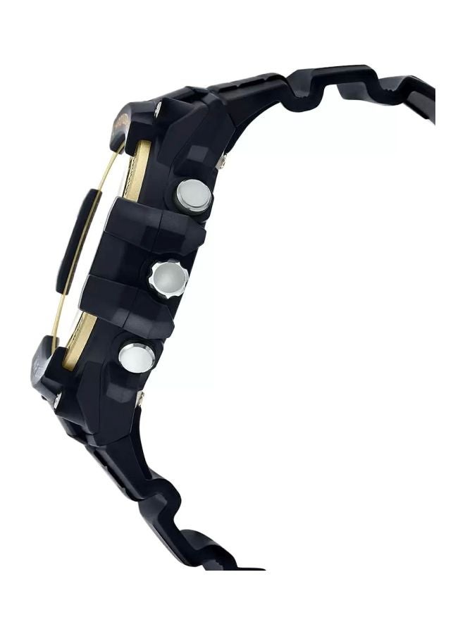 CASIO Men Resin Chronograph Wrist Watch MCW-100H-9A2VDF - 52 mm - Black - Image 3