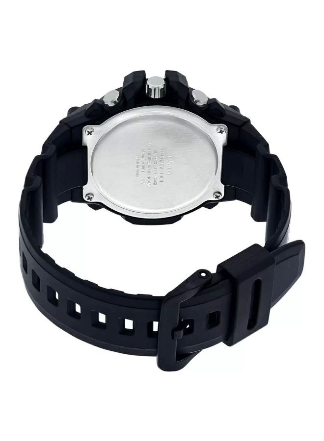 CASIO Men Resin Chronograph Wrist Watch MCW-100H-9A2VDF - 52 mm - Black - Image 2