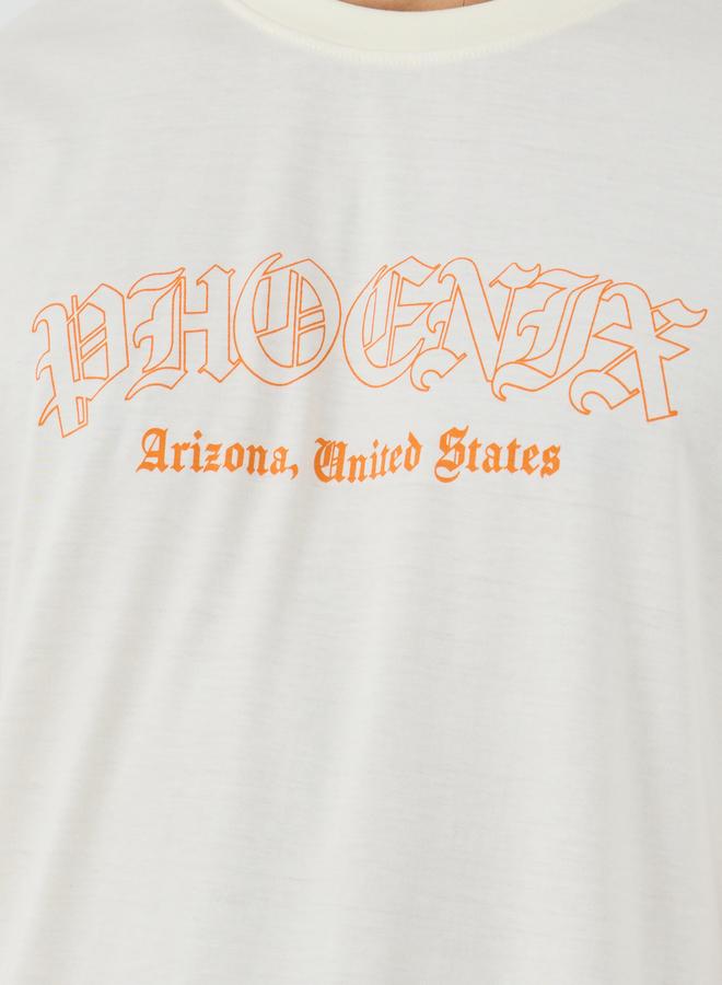 Styli Slogan Print Crew Neck Oversized T-Shirt - Image 3