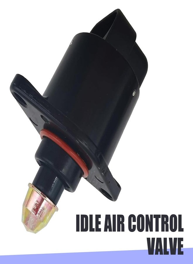 MLY 1 PC Car Idle Air Control Valve, Throttle Stepper Motor for Stable Engine Operation,Replacement OEM #90380/10526/90325864, Compatible with King Kong Auto Idle Control Valve(Black) - Image 2