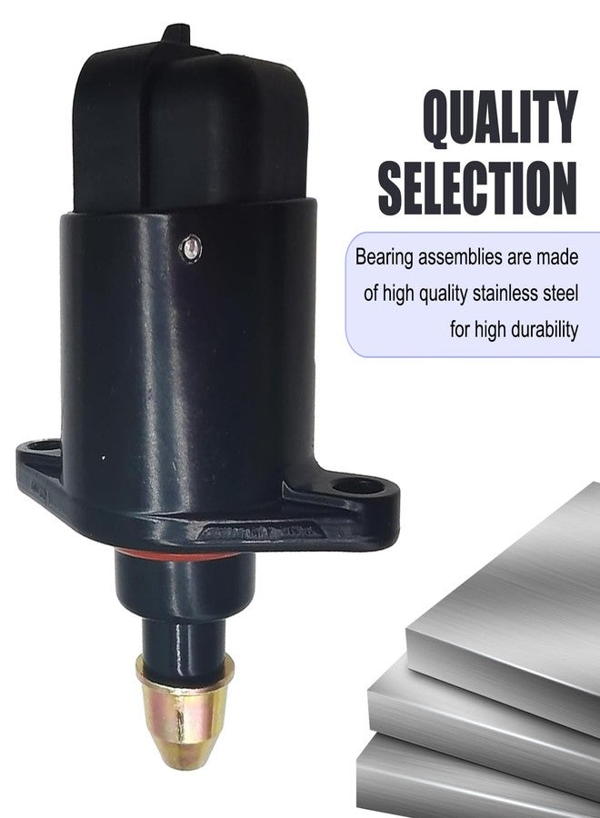 MLY 1 PC Car Idle Air Control Valve, Throttle Stepper Motor for Stable Engine Operation,Replacement OEM #90380/10526/90325864, Compatible with King Kong Auto Idle Control Valve(Black) - Image 4