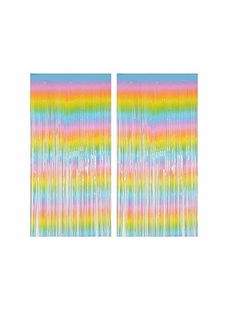 Metallic Tinsel Fringe Curtain Set, 2PCS 3.28FT x 6.56FT for Party Decor and Photo Booth Backdrop - pzsku/Z8B31A80237F33BD682FAZ/45/_/1723111847/5f0d2ca3-b0d9-4090-8022-bd964fac7e45