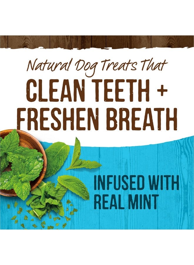 Merrick Fresh Kisses Natural Dental Chews Toothbrush Treat Shape Infused with Real Mint for Tiny Dogs 5-15 Lbs - 106 ct. Box - Image 2
