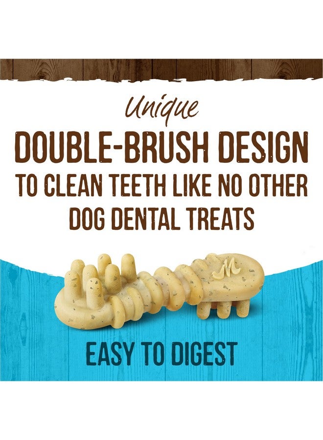Merrick Fresh Kisses Natural Dental Chews Toothbrush Treat Shape Infused with Real Mint for Tiny Dogs 5-15 Lbs - 106 ct. Box - Image 3