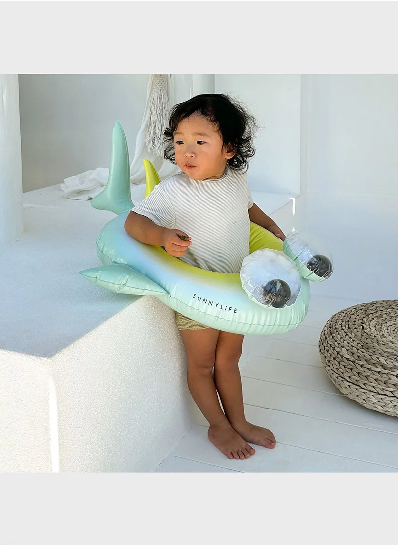 SUNNY LIFE Kids Pool Ring Salty The Shark Multi