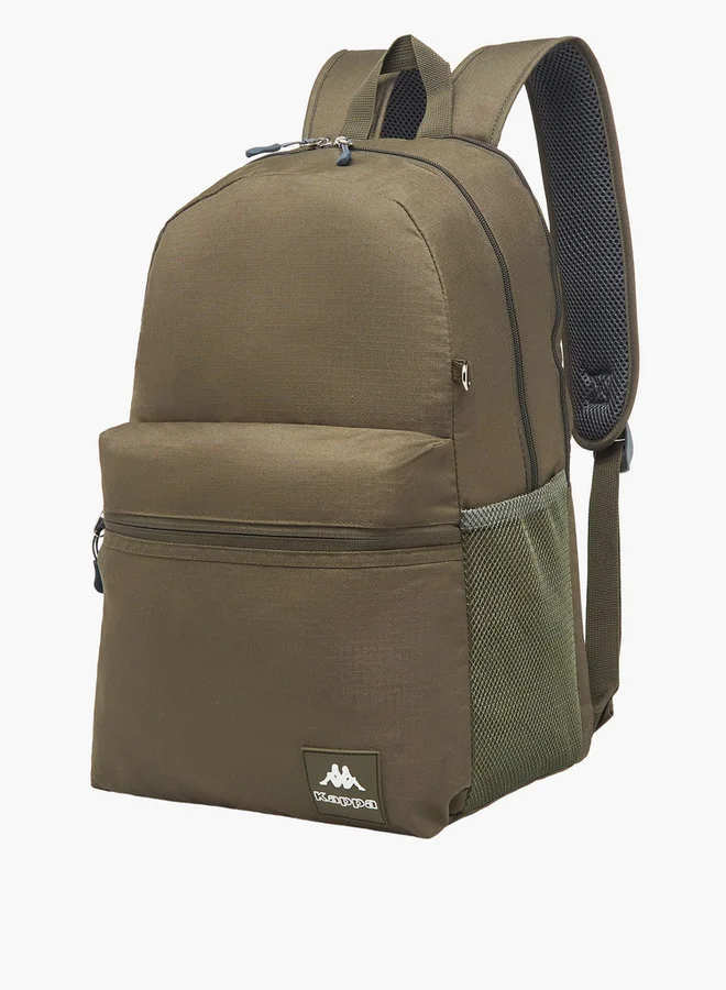 Kappa green Girls Logo Print School Backpack with Pencil Pouch - 30x13x44 cm  | Best Price UAE
