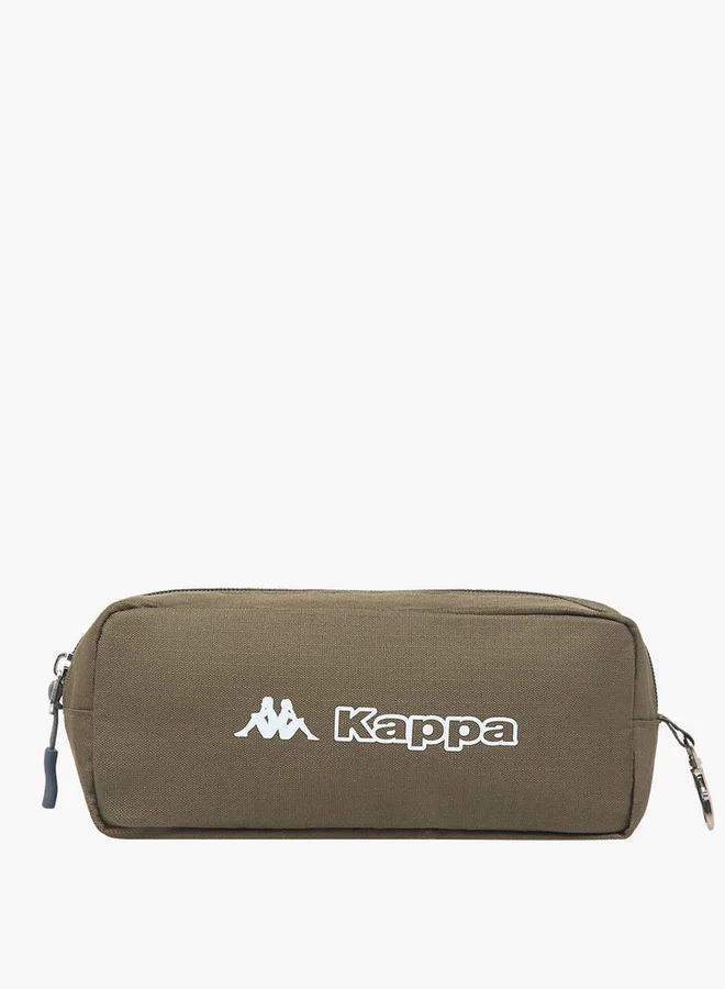 Kappa green Girls Logo Print School Backpack with Pencil Pouch - 30x13x44 cm  | Best Price UAE