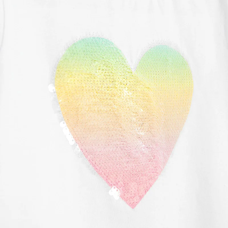 Cool Club WHITE COTTON T-SHIRT L/S