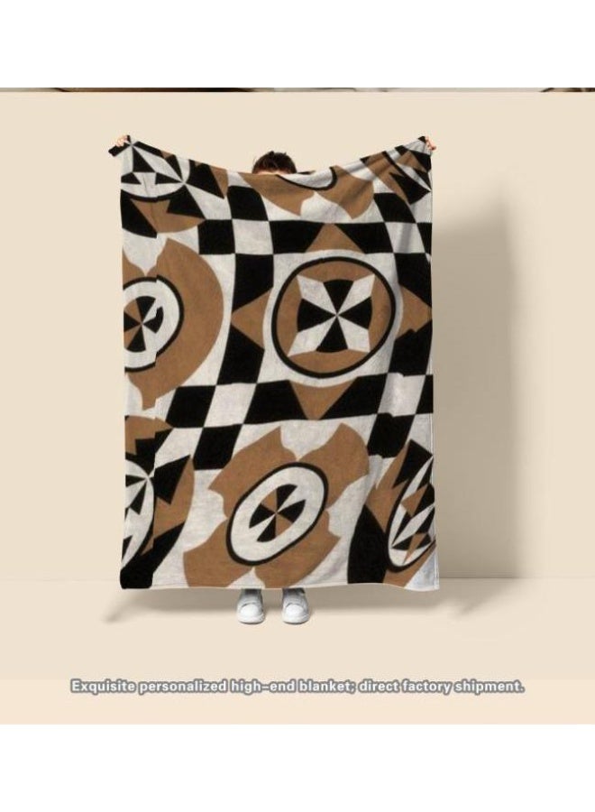 general Traditional flannel thin blanket (warm and comfortable, suitable for sleep, gaming, dust removal and sandproof) 150cm*200cm - 13 - Image 4