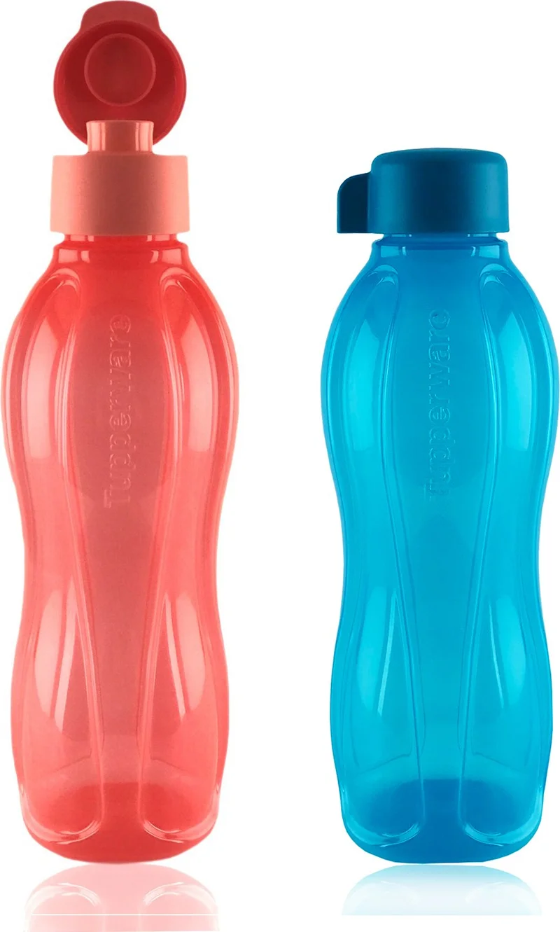 توبروير Eco Bottle 750 Ml Coral And 750 Ml Blue Water Bottle