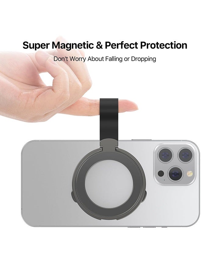 Tersely Magnetic Phone Grip,for Magsafe Phone Stand Ring Holder, Magnetic Phone Kickstand Accessories for iPhone 17/16/15/14/13/12u0026Samsungu0026Googleu0026Android Phones - Image 2