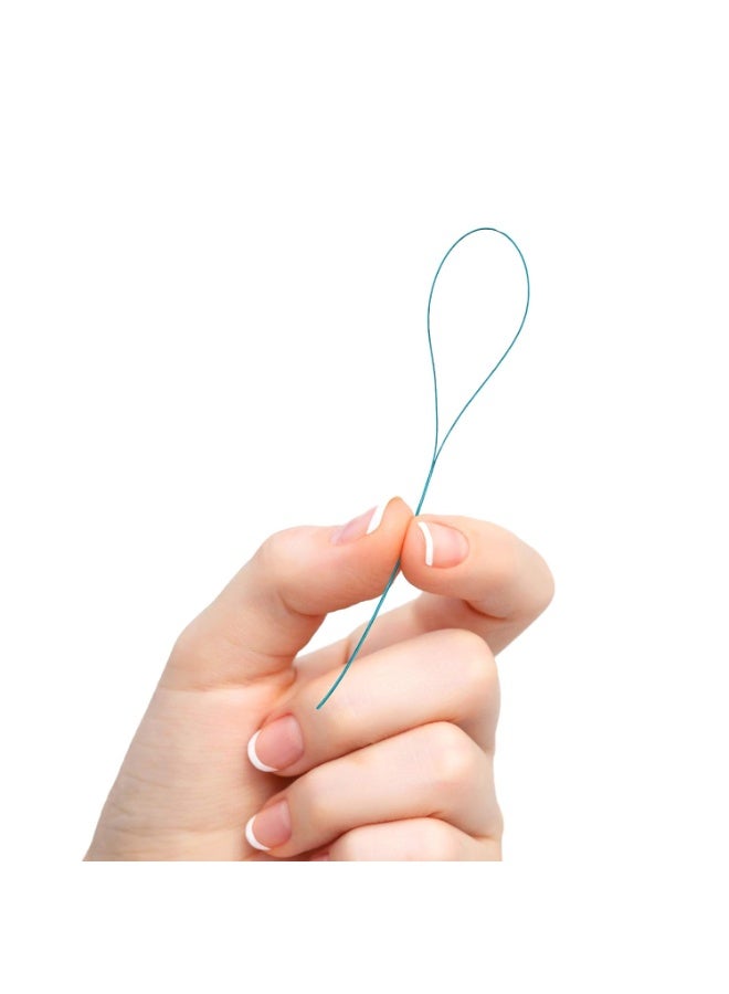 GUM EEZ-Thru Floss Threaders Dental Flossers for Braces, Bridges and Implants 25 Count - Image 2