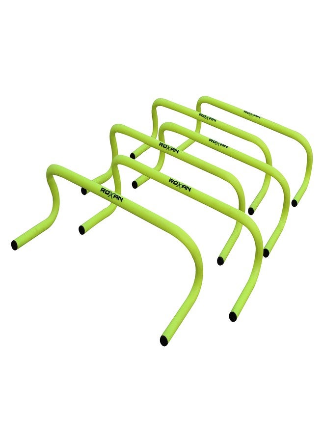 Roxan Pvc Plastic Vishwa New 6 Inches Hurdles 6 Pc & Saucer Cones Pack of 20 Training Equipment Track & Field Hurdles (Yellow) - Image 3