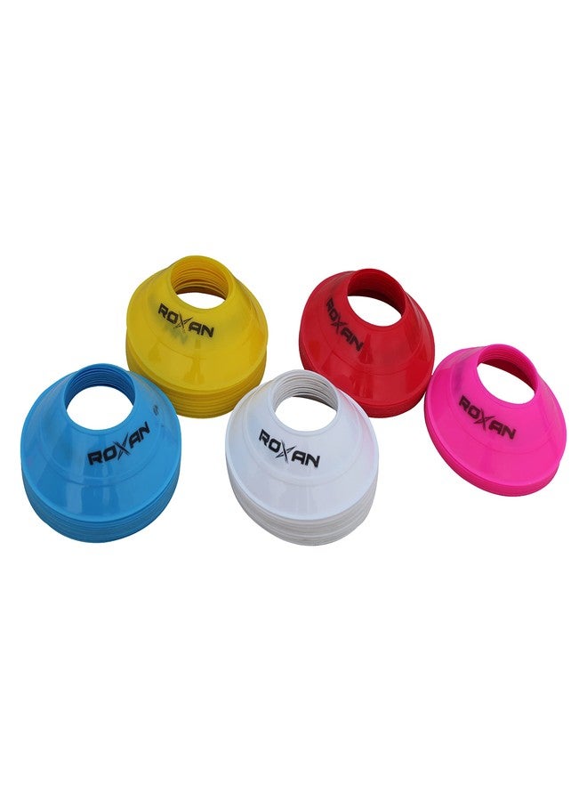 Roxan Pvc Plastic Vishwa New 6 Inches Hurdles 6 Pc & Saucer Cones Pack of 20 Training Equipment Track & Field Hurdles (Yellow) - Image 5