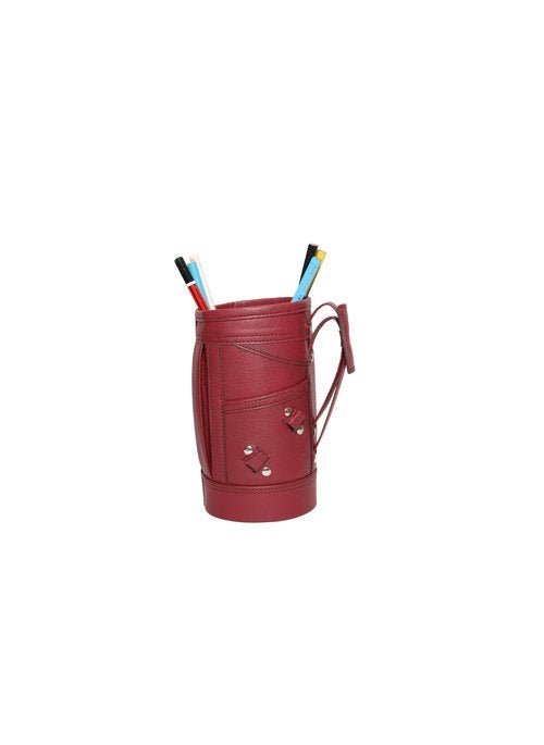 essart essart PU Leather Golf Cart TumblerRed  - Image 1
