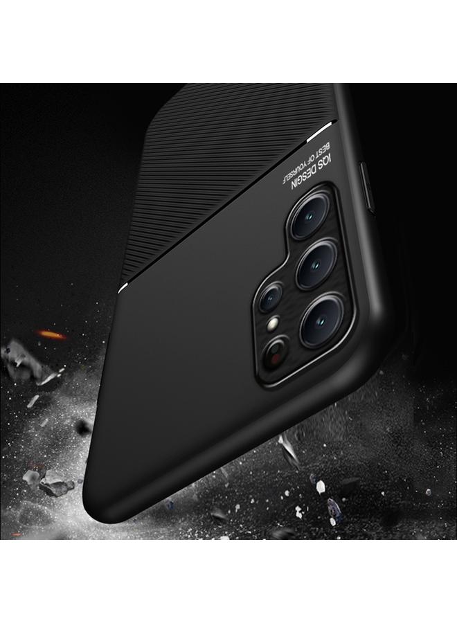 اس-توب جراب لهاتف Samsung Galaxy S24+ 5G كلاسيكي مائل بحبيبات مغناطيسية مقاومة للصدمات من البولي كربونات + جراب هاتف TPU - Image 4