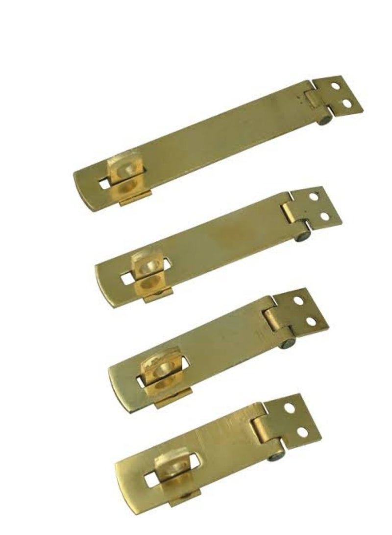 KNP KNP Brass Chand Tara Hasp & Staple (3-inch size) is a durable and secure locking solution designed for doors, cabinets, chests, and storage units.