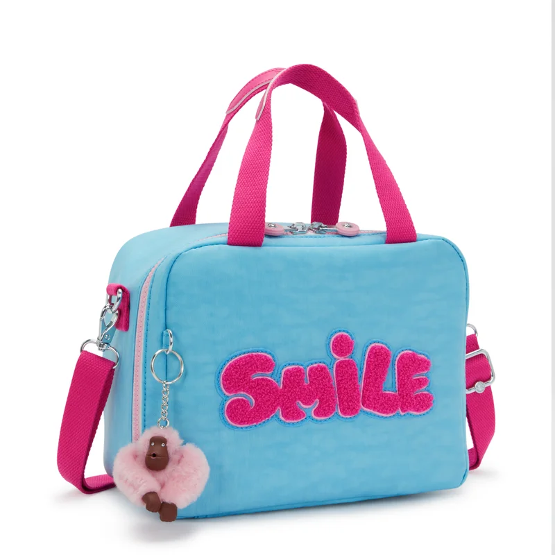 Kipling  Kipling  Miyo Smile Blue Bl Large LunchBag with Trolley Sleeve I4126-5GV  | Best Price UAE