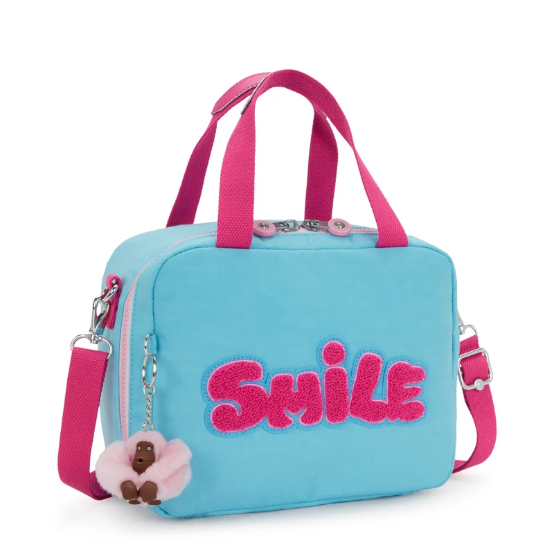 Kipling  Kipling  Miyo Smile Blue Bl Large LunchBag with Trolley Sleeve I4126-5GV  | Best Price UAE