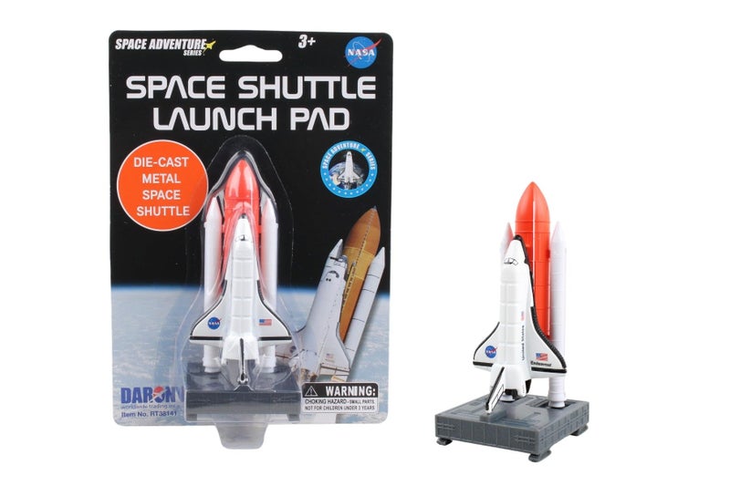 Daron Space Mission Toy Set Space Shuttle on Launch Pad, Authentic Spacecraft Representation, Individually Packaged Playsets - Image 1