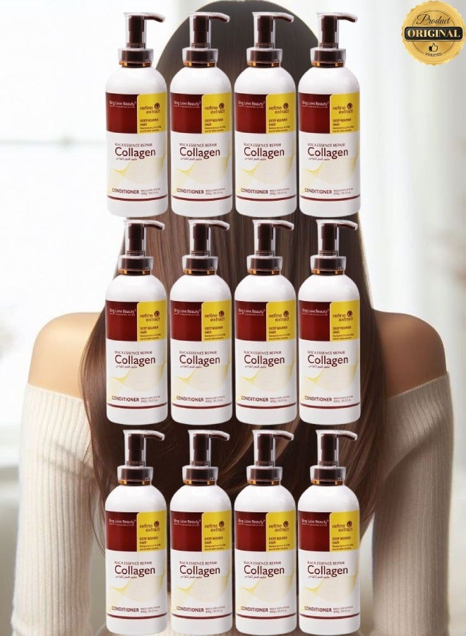 كينج 12 قطع كينج لوف بيوتي بلسم للشعر بالكولاجين 800 جم - Image 1