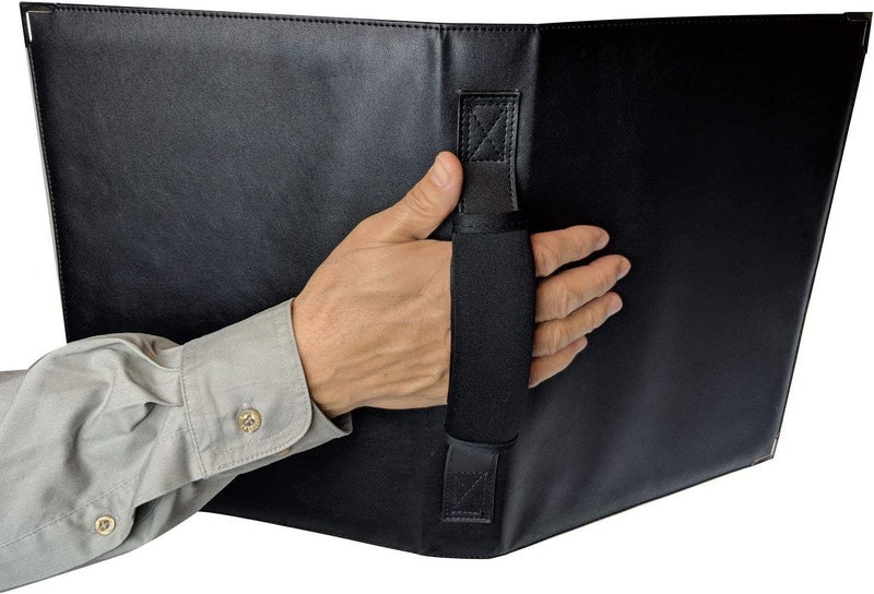 MSP Portfolio حامل ورق الموسيقى المرن MSP | 9.5" × 12" - كُور، مجلد موسيقي مع حزام يد لأداء البيانو والمسرح - MSP-200 (9 حبال مرنة) - Image 5
