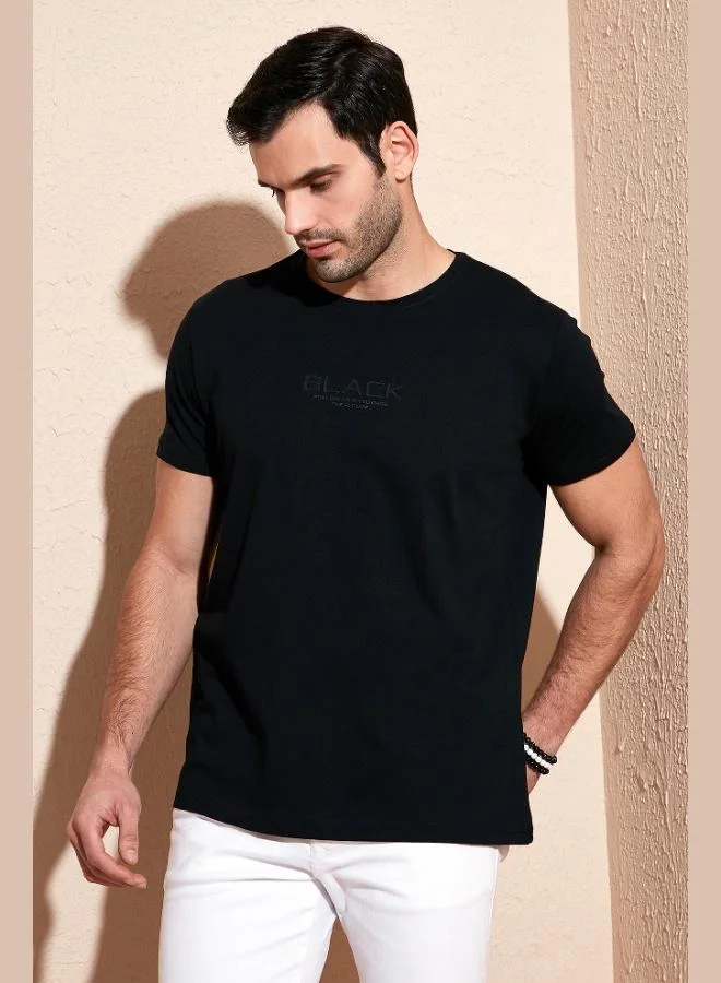 Buratti  Buratti Cotton Slim Fit Crew Neck T Shirt Men's T SHIRT 541FOLLOW for Men | Best Price UAE