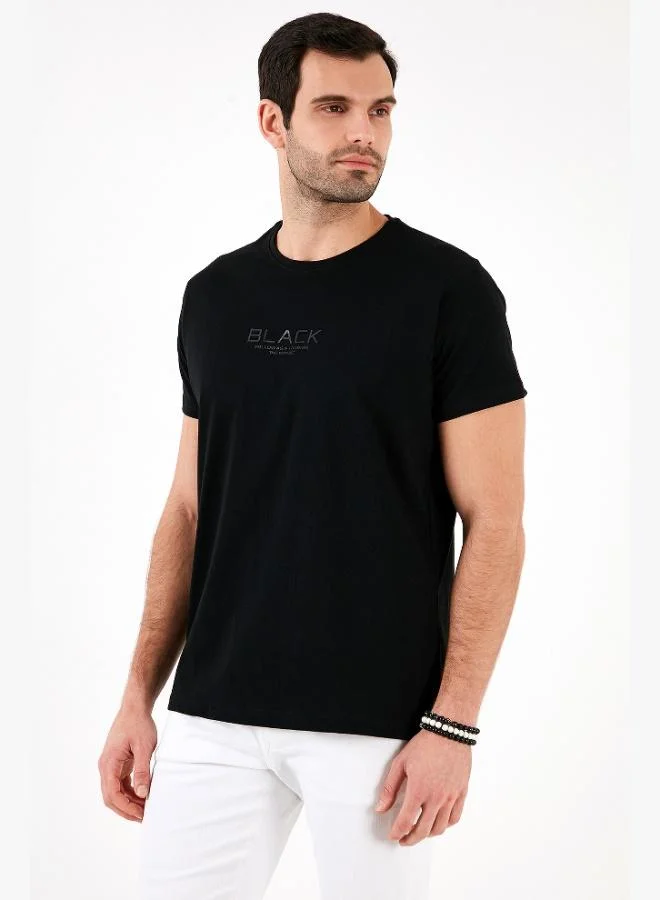 Buratti  Buratti Cotton Slim Fit Crew Neck T Shirt Men's T SHIRT 541FOLLOW for Men | Best Price UAE
