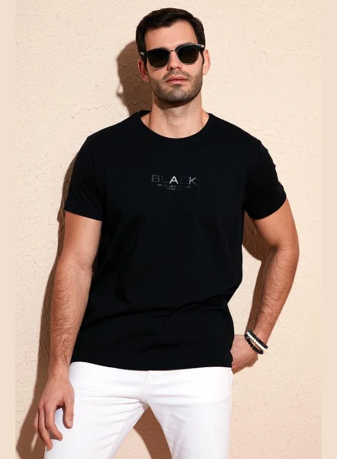 Buratti  Buratti Cotton Slim Fit Crew Neck T Shirt Men's T SHIRT 541FOLLOW for Men | Best Price UAE