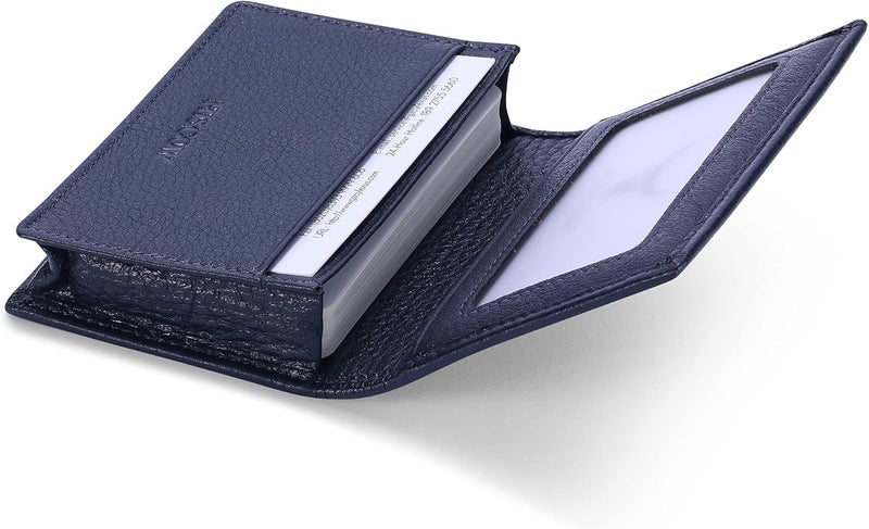 HISCOW Leather Business Card Case Holder for Men & Women, Italian Calfskin - Image 3