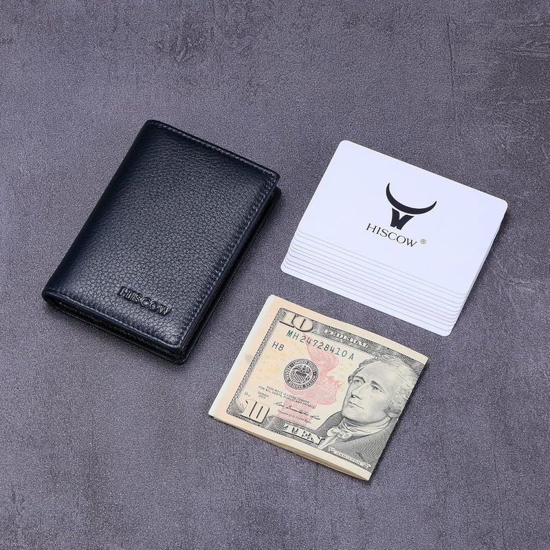 HISCOW Leather Business Card Case Holder for Men & Women, Italian Calfskin - Image 2