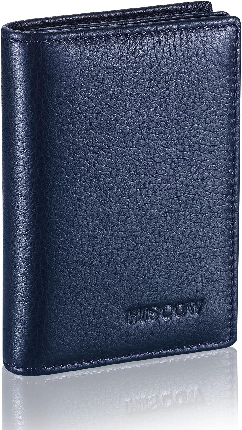 HISCOW Leather Business Card Case Holder for Men & Women, Italian Calfskin - Image 4