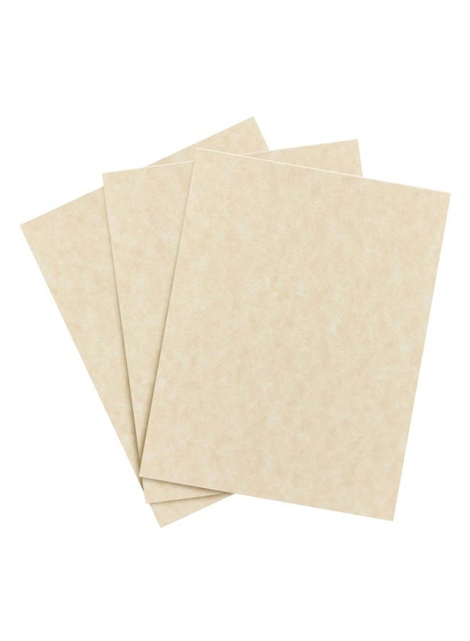 S Superfine Printing Aged Parchment Cardstock – Great for Certificates, Menus and Wedding Invitations | Medium Weight 65lb Cover (176gsm) | 8.5 x 11” | 50 Sheets per Pack - Image 1