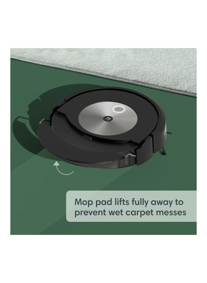 آي روبوت Roomba Combo j7+ مكنسة وممسحة روبوت ذاتية التفريغ - تعمل بالمكنسة الكهربائية والمماسح تلقائيًا دون الحاجة إلى تجنب السجاد، وتحدد العوائق وتتجنبها، ورسم الخرائط الذكية، وأليكسا، مثالية للحيوانات الأليفة - Image 4