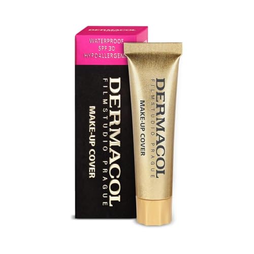 Dermacol Mini Full Coverage Foundation 13g Liquid Matte Makeup with SPF 30 Waterproof Foundation for Oily Skin Acne Under Eye Bags LongLasting Makeup Products Shade 210 - Image 3