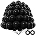 KAWKALSH 200pcs Black Balloons 5 Inch Small Mini Latex Balloons for Party Birthday Baby Shower Anniversary Festival Arch Garland Decoration - Image 4
