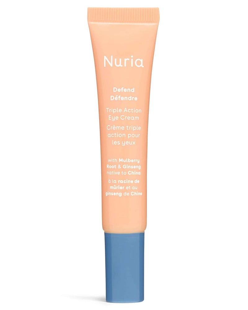 Nuria - Defend Triple Action Eye Cream for Dark Circles, Puffiness and Fine Lines, Nourishing Under Eye Cream with Ginseng and Mulberry Root, 15mL/0.5 fl oz - Image 1
