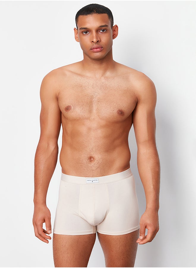 trendyol Multicolored 3 Pack Basic Elastic Labeled Cotton Boxers TMNSS24BX00002  - Image 5
